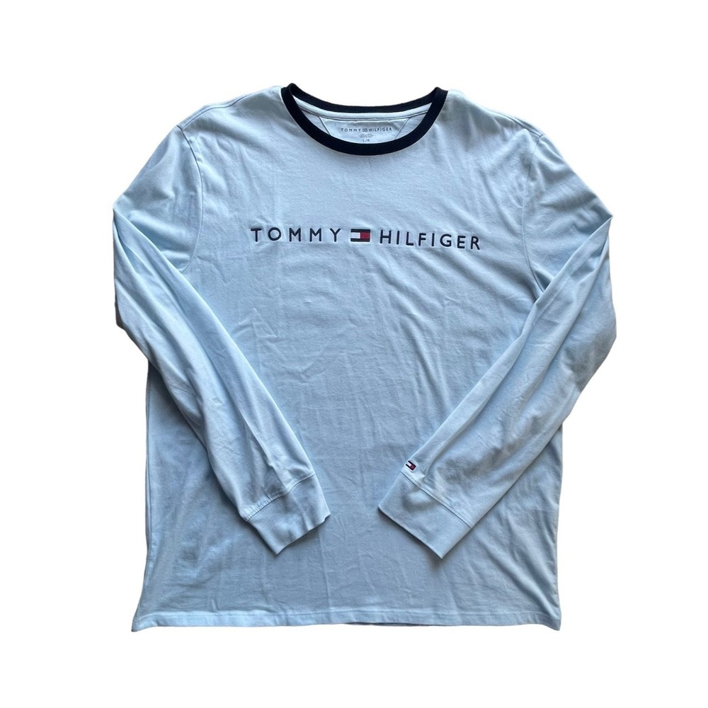 Tommy Hilfiger Shirt Men's size Large Long Sleeve Embroidered New without Tags